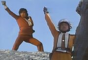 Takeshi Hongo and Shin Hayata in Ultraman vs