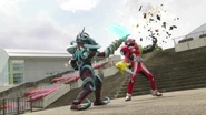 10-ton Weight destroyed by Tornado Roidmude's Drill Arm