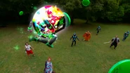 Ex-Aid using an Item