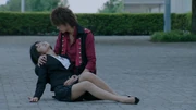 Yoko dies in Kaito's arms.