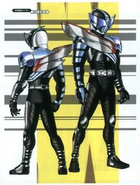 Концепт-арт Формы Райдера Камен Райдера Дрейка