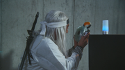 Edith with his Ghost Driver and the Dark Ghost Eyecon