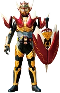 KRGa-Marsgolden.png (438 KB) Armored Rider Mars (Golden Arms) wielding Sword Bringer and Apple Reflector