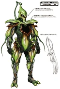 Utsubokazura Kaijin concept art