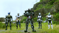 Four Movie Riders summoned