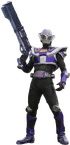 Ouja wielding the Ryuvolver