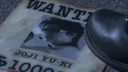 Wanted poster in "The Next Decade" MV
