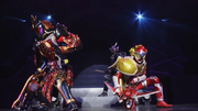 Gaim, Baron vs Gaim Yami