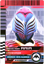 KRDCD-KamenRide Raia Rider Card