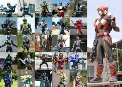 Every Secondary Kamen Riders from G3 to Valen
