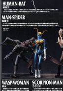 Man-Spider & Human-Bat & Scorpion-Man & Wasp-Woman