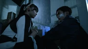 During the Fox Hunt, Tsumuri helps Ace, who asks her about Mitsume, the mother of his first life.