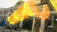 Burai Kick (Step 3: passing through the line of lemon/orange slices)