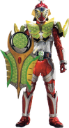 Baron Melon Arms wielding the Melon Defender