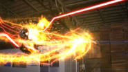 Flaming Impact (Step 4: Second slash)