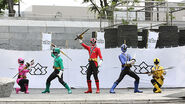 12 juillet 2009 Épisode 24 : Le Samurai Sentai au Rapport Scénariste : Yasuko Kobayashi Réalisateur : Hiroyuki Kato