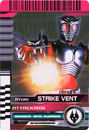 KRDCD-AttackRide Ryuki Strike Vent Rider Card