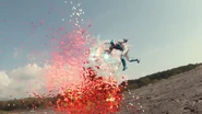 Rider Punch (Version 1) (Step 4: Shattering shield)