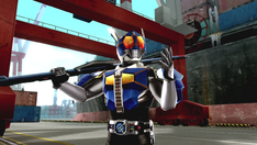 Kamen Rider Den-O Rod Form intro in Battride War Genesis.png