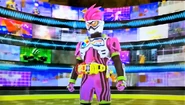 Ex-Aid Action Gamer Level 2 influenced by the Save Energy Item, rewinding his battle