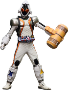 Fourze Basestates wielding Hammer Module