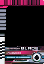 KRDCD-KamenRide Blade Rider Card (Blank)