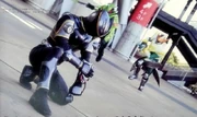 Ryuga with the Dragvisor prop.