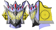 Kamen Rider Duke Lemon Energy Arms concept art Lemos Headpiece & Steering Eye