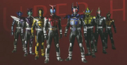 Kabuto movie all Riders