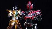 Decade Complete Form and Gokai Silver Gold Mode