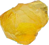 The yellow Stone, which would become the Land Dragon Wizard Ring later.
