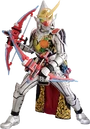 Gaim Kiwami Arms wielding two Sonic Arrows