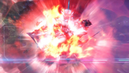 Ryuujin Tekkoudan (Step 2: Fire-enhanced kick)