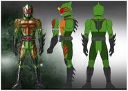 Kamen Rider Amazon Omega concept art