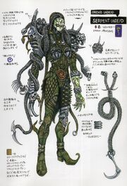 Serpent Undead concept art