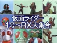 16 octobre 1988 Kamen Rider : 1-RX, Grand Rassemblement