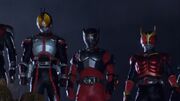 Faiz, Ryuki, Kuuga (Super Hero Taisen Z)