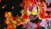 In the light of his anguish for his mother, Ace transforms into Boost MarkIII.