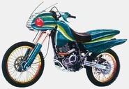 J-Crosser's design art. The pattern is darkened to mix with its body color in the final version.