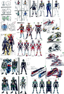 Den-O Early Design Compilation