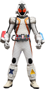 Kamen Rider Fourze Basestates with the incomplete N & S Magnet Modules
