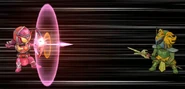 Kamen Rider Marika using Sonic Volley