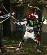 Zangetsu Watermelon Arms wielding the Musou Saber