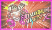 God Maximum Mighty X Start Screen