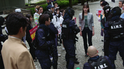 Yua at protest