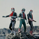 The Double Riders with Kamen Rider V3