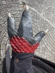 Full view of Suga's left hand after his revival