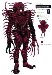 Geophilid Worm concept art