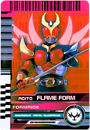KRDCD-FormRide Agito Flame Form Rider Card