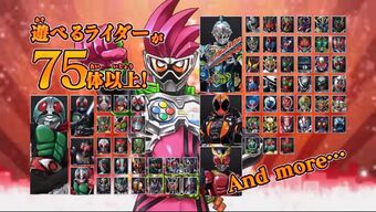 All Kamen Rider Rider Revolution Kamen Rider Wiki Fandom - kamen rider ex aid brave henshin roblox version